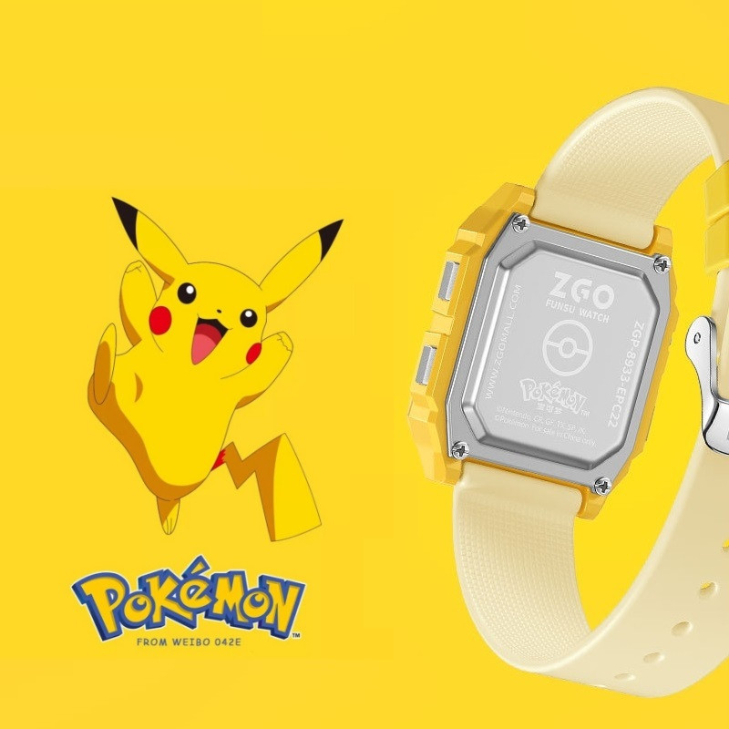 Reloj Pokemon Pikachu resistente al agua